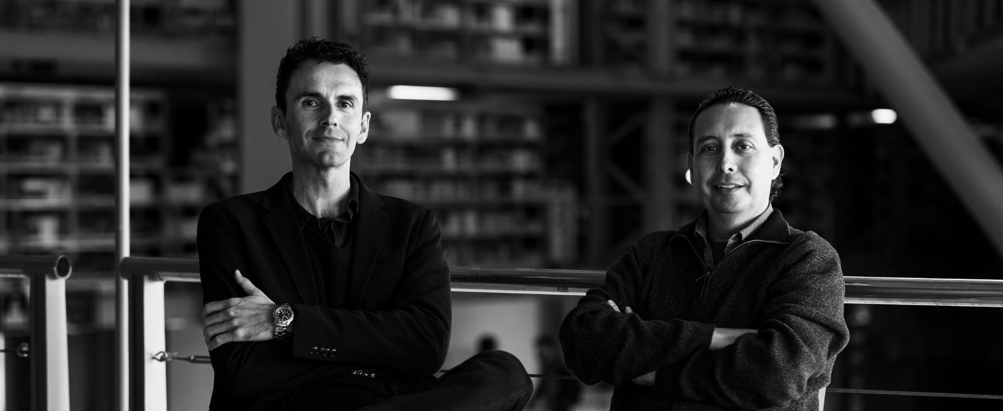 Heriberto Hernández Ochoa y Raúl Juárez Perezlete, fundadores de EVA